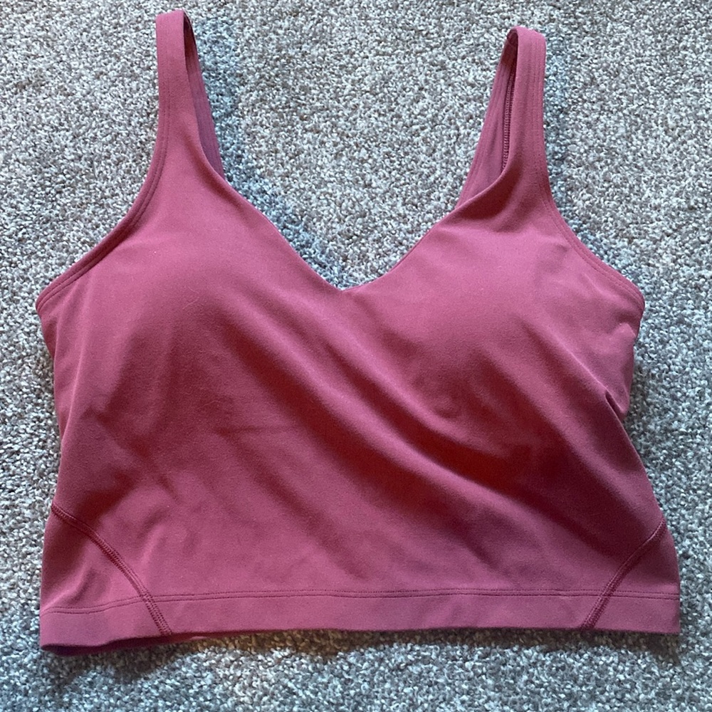 Lululemon Align tank in mulled wine
